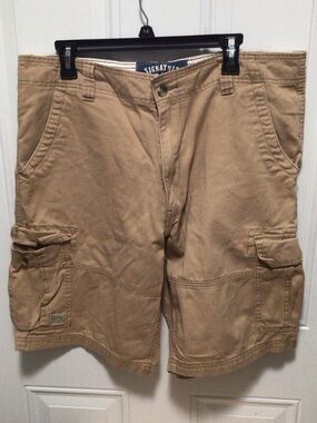 Signature by Levi Strauss Khaki Cargo Shorts - Men's